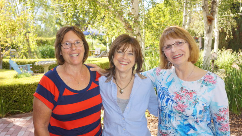 I enjoyed a lovely visit from two special Dining for Women buddies, Patty and Linda, who were passing through from the Bay area.